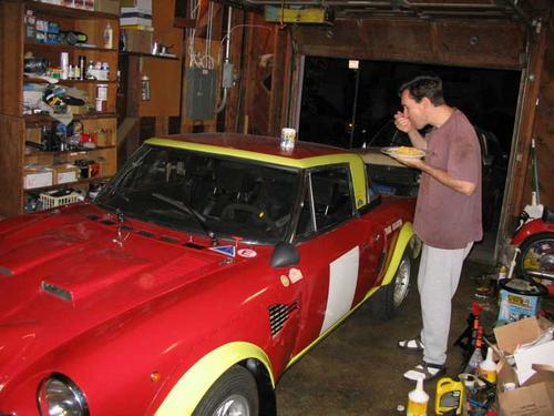  Fuller in his Fiat Abarth 124 like this one Fiat 124 Abarth site 